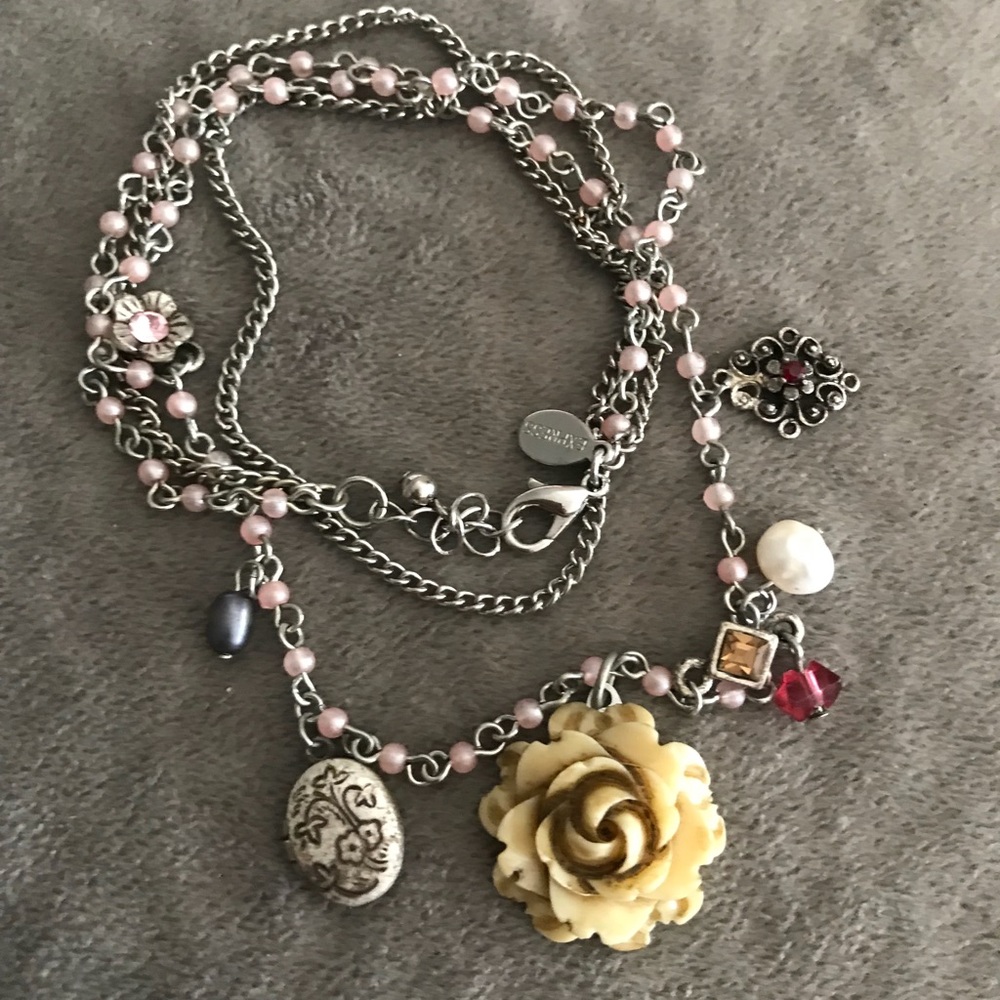 Vintage charm necklace